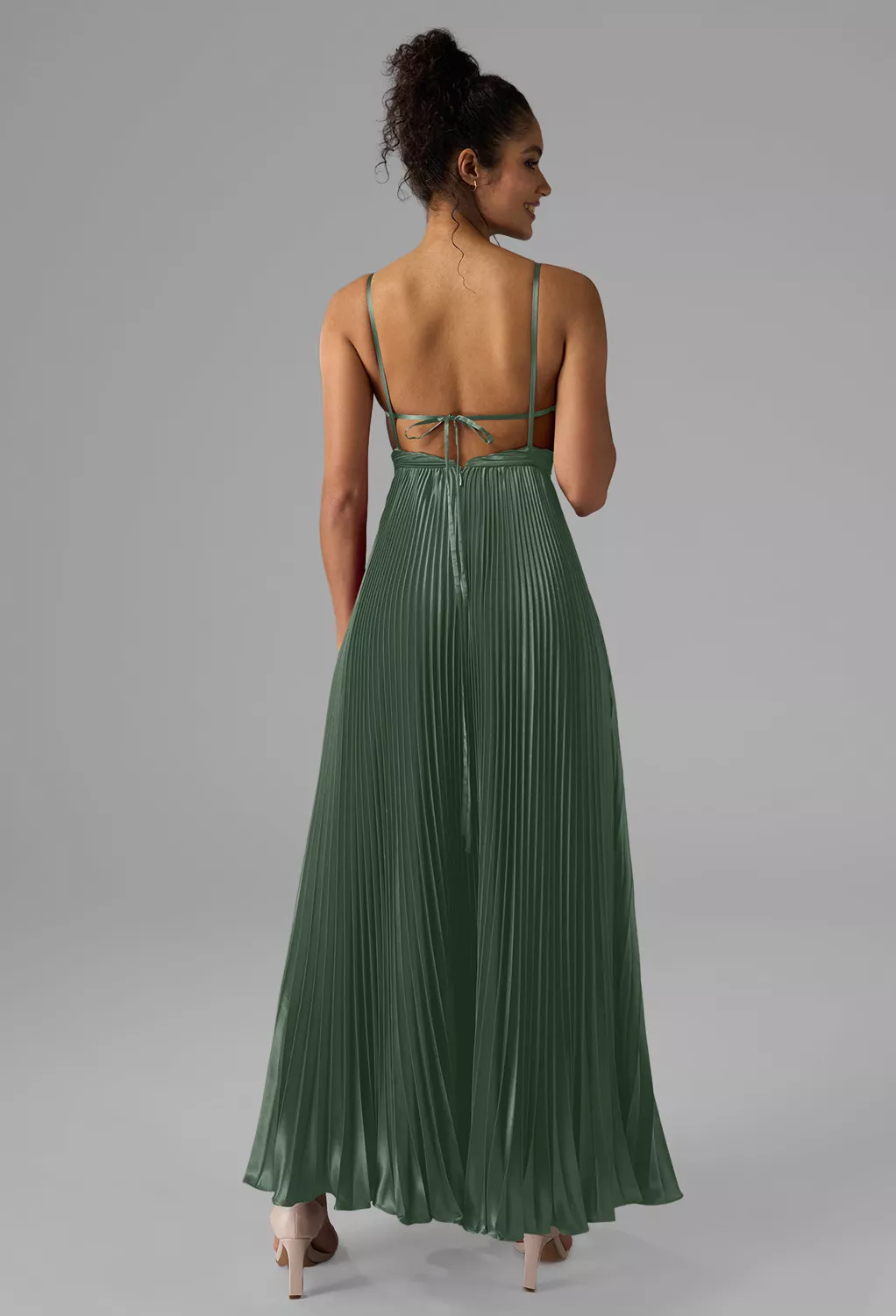 AW Chantelle Dark Olive  Beach Wedding Guest Dresses